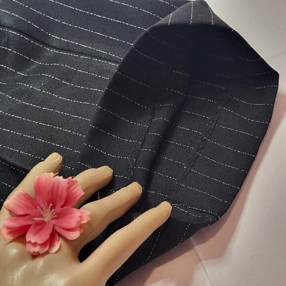 Lifestyle Attitude, Women's Black with Silver Strips Pants, Size 12, Not Worn - Picture 7 of 7